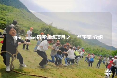肇庆拓展训练项目之 一丝不苟 介绍
